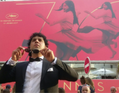 A male actor at Cannes Film Festival.