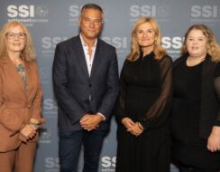 SSI CEO pictured with Stan Grant and SSI staff.