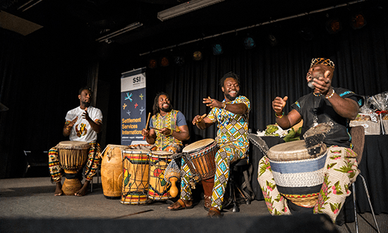 Lucky African Dance performing at SSI's AGM.