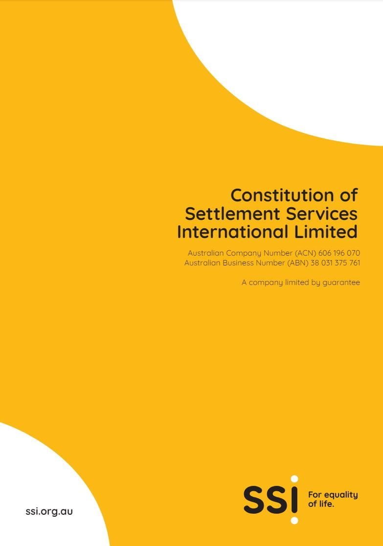 Constitution of SSI