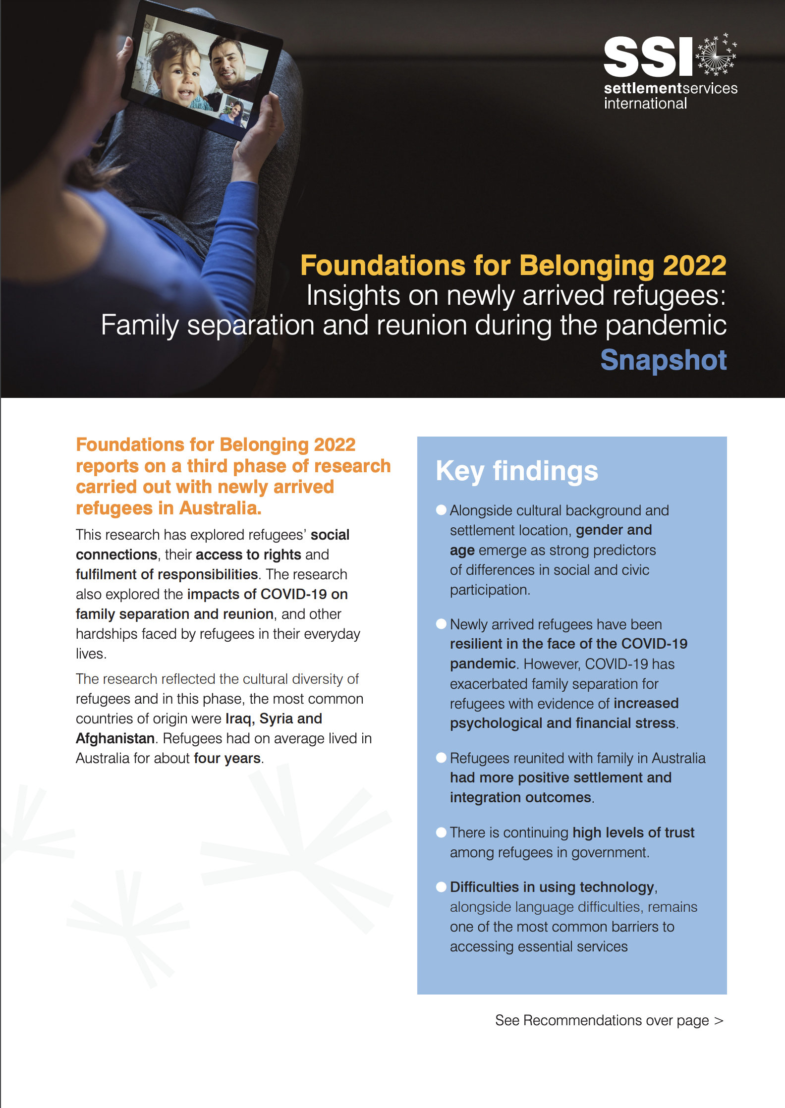 Snapshot: Foundations For Belonging 2022