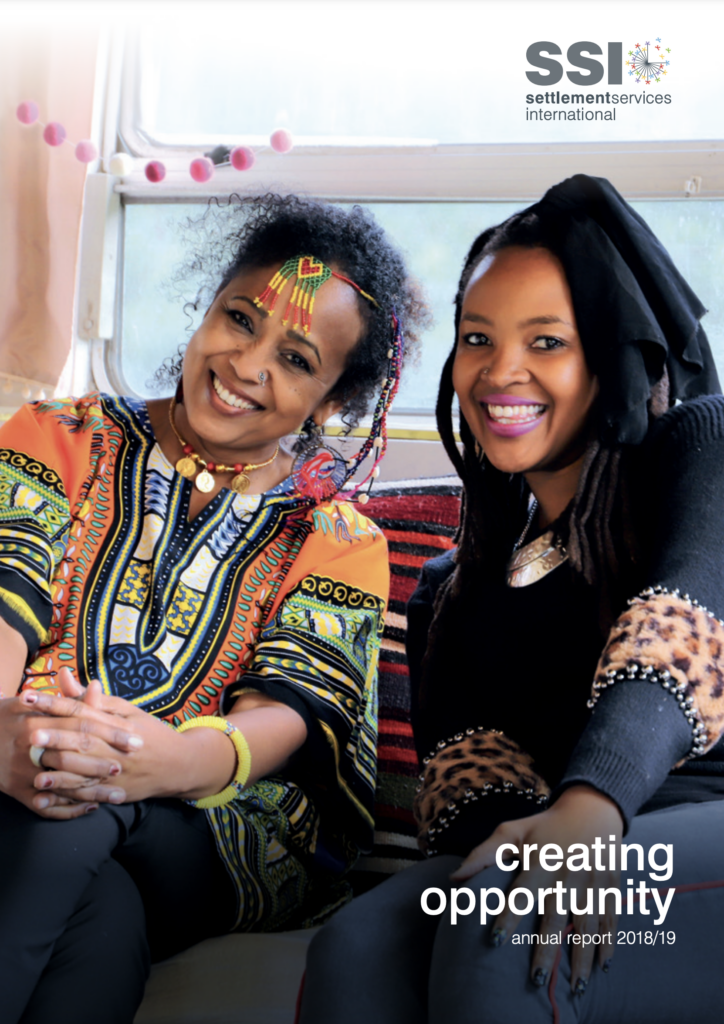 Cover image of the SSI Annual Report 2018-2019
