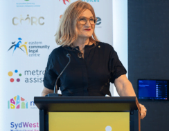 SSI CEO Violet Roumeliotis at SSI's AGM