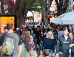 People at Chinatown in Sydney, Australia