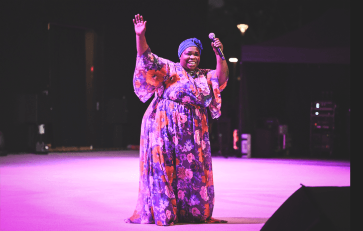 Female performer at SSI's World of Culture Festival 2024