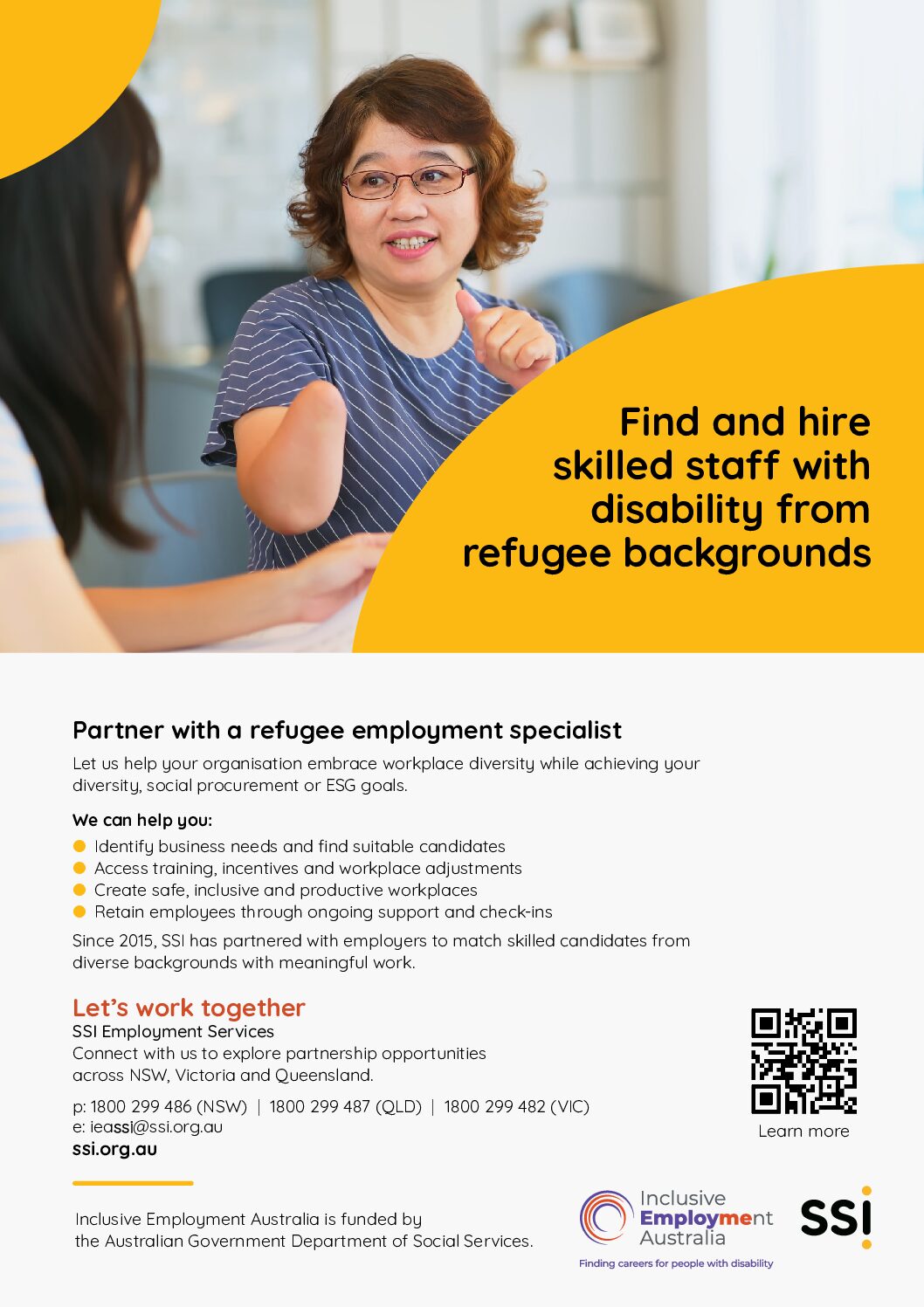 Flyer/poster for employers