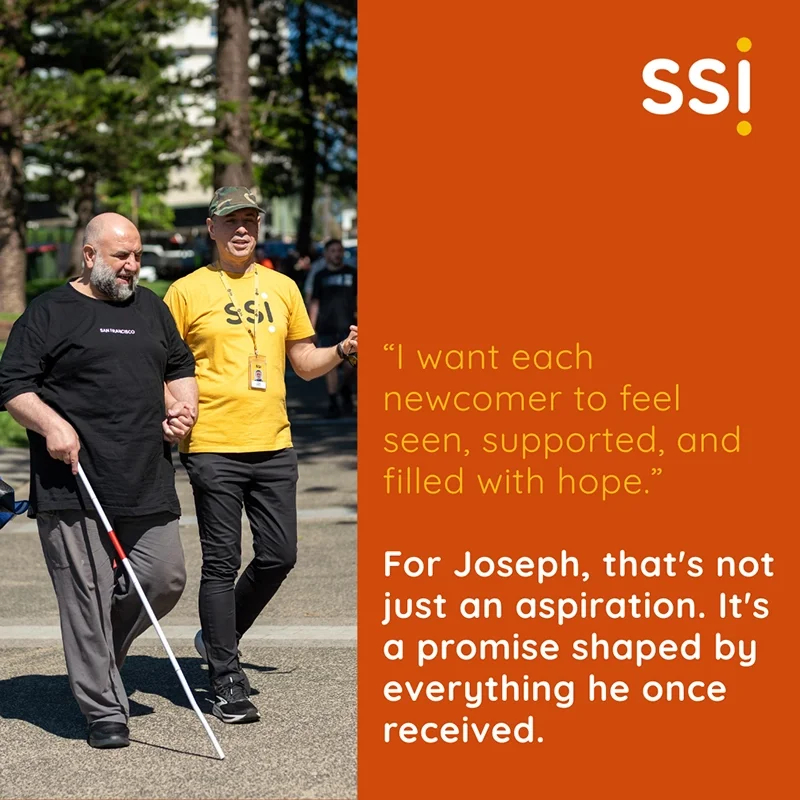 "I want each newcomer to feel seen, supported, and filled with hope." For Joseph, that's not just an aspiration. It's a promise shaped by everything he once received.