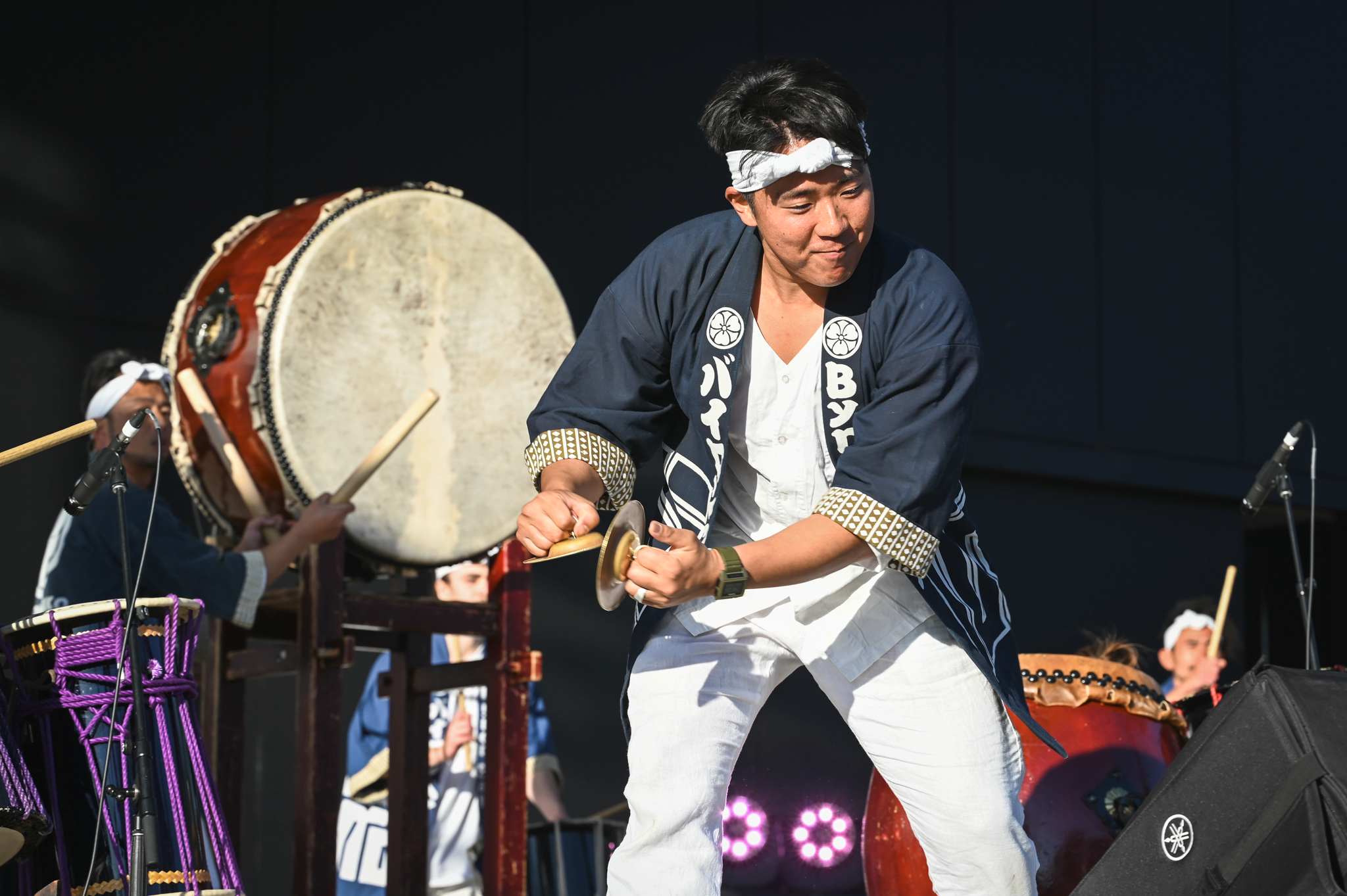 Byron Taiko performs at World of Cultures 2025