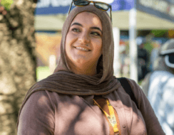 SSI employee Tamara Subhi for Welcomed to Welcomer campaign