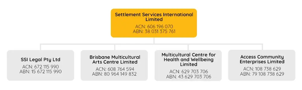 SSI Group company structure
